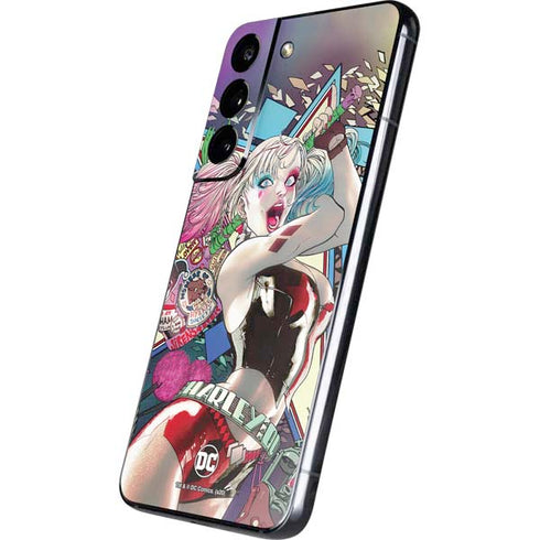 DC Comics Harley Quinn Action Pose Galaxy S22 Skin